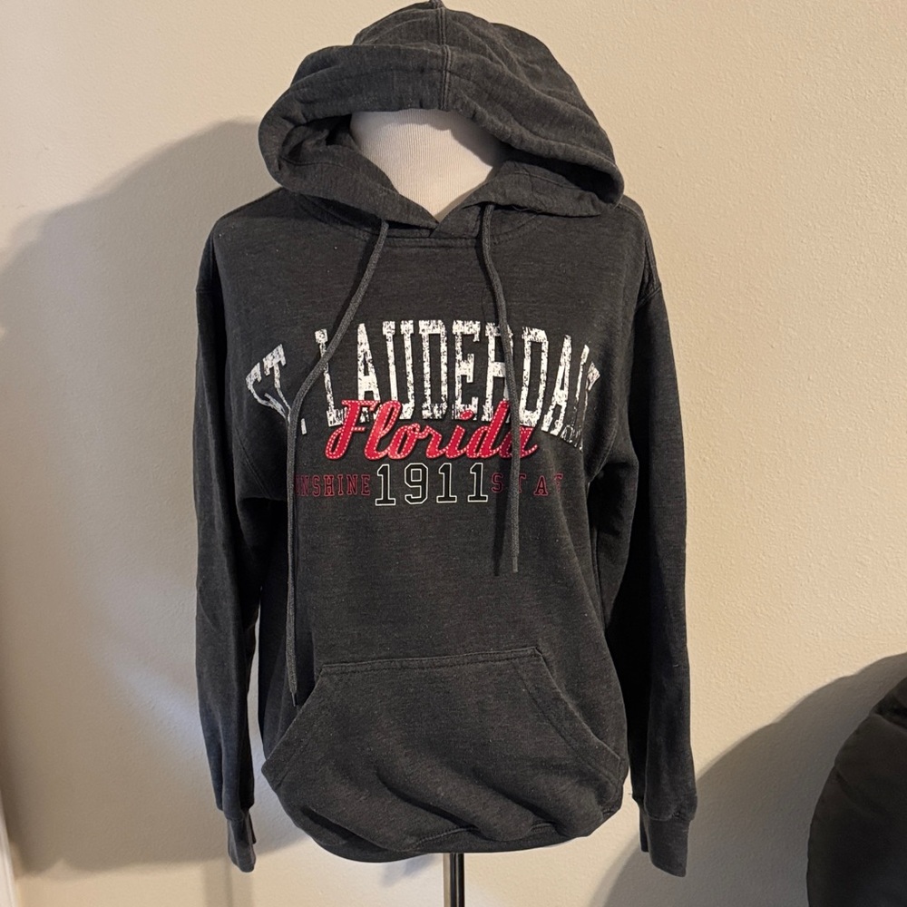 Gray St. Lauderdale Florida Hoodie